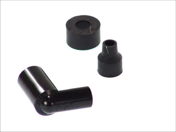 Fișă bujie NGK filet 10, negru, 14 mm