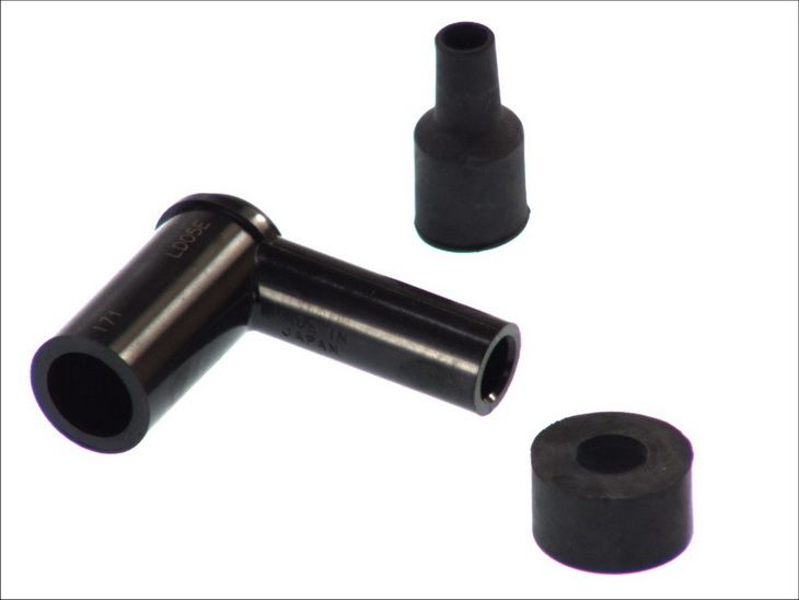 Fișă bujie NGK filet 10, negru, 12 mm