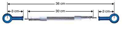 Furtun frână TRW transparent, 53 cm