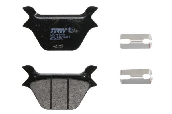 Set plăcuțe frână disc TRW înălțime 62,0 mm, lungime 104,1 mm, PC, spate