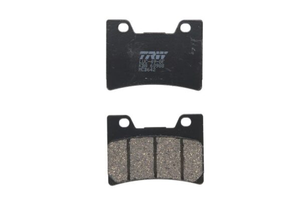 Set plăcuțe frână disc TRW înălțime 54,7 mm, lungime 74,6 mm, față, material Organic