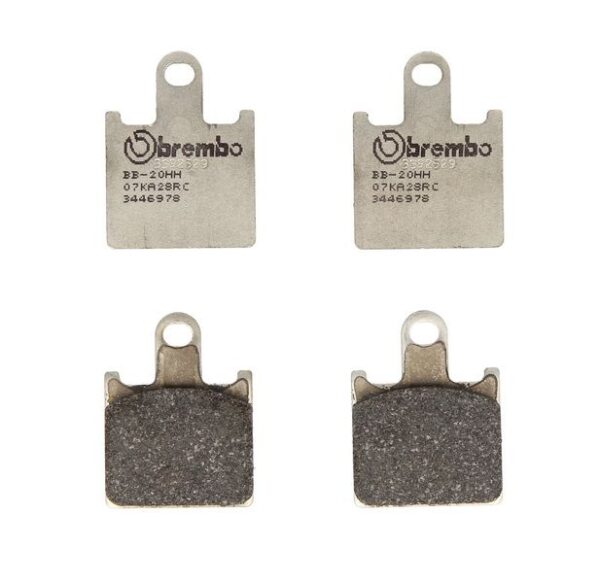 Set plăcuțe frână disc BREMBO înălțime 49,5 mm, lungime 37,4 mm, lățime 37,4 mm, RC