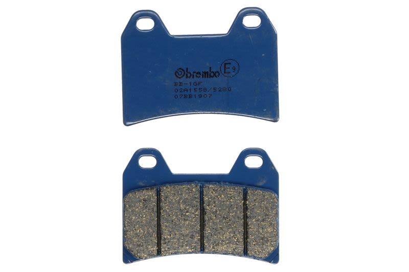 Set plăcuțe frână disc BREMBO înălțime 52,2 mm, lungime 89,7 mm, lățime 89,7 mm, față