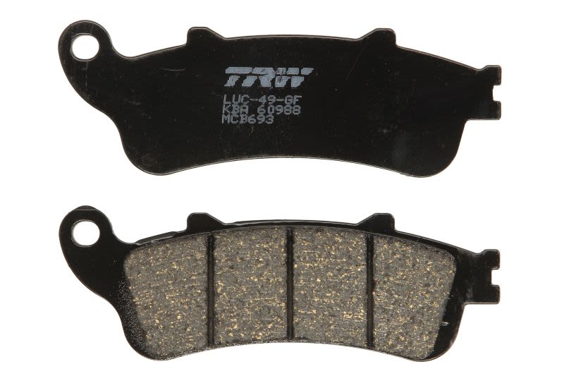 Set plăcuțe frână disc TRW înălțime 40,1 mm, lungime 115,0 mm, față, material Organic