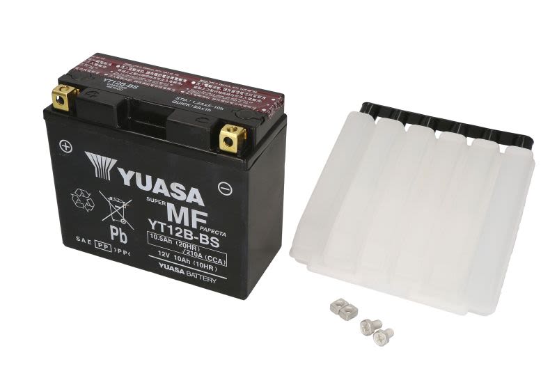 Baterie pornire YUASA 150 × 69 × 130 mm, 12 V, 11 Ah, 210 A, YT12B-BS