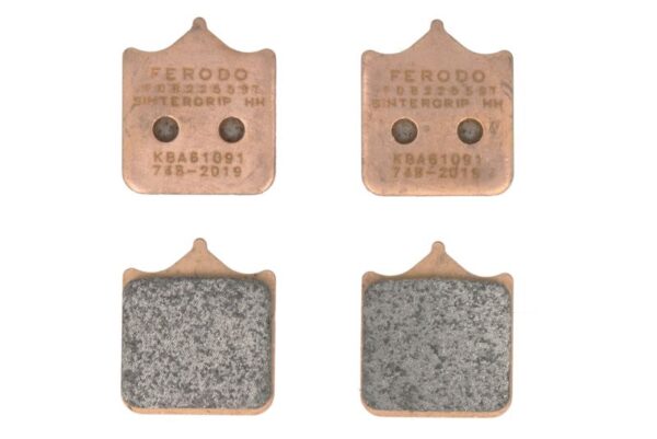Set plăcuțe frână disc FERODO față, sinterizat ST, utilizare stradă, 39,7 × 35,2 × 9 mm pentru BMW S 1000 2015-2016