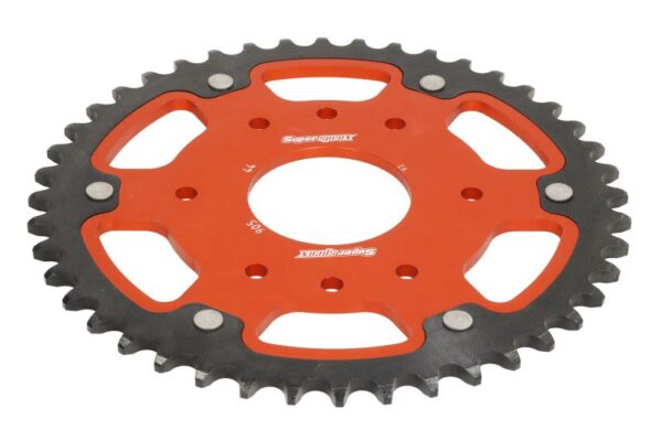 Foaie lanț SUPERSPROX culoare Portocaliu, material Aluminiu, număr dinți 44,0 buc.