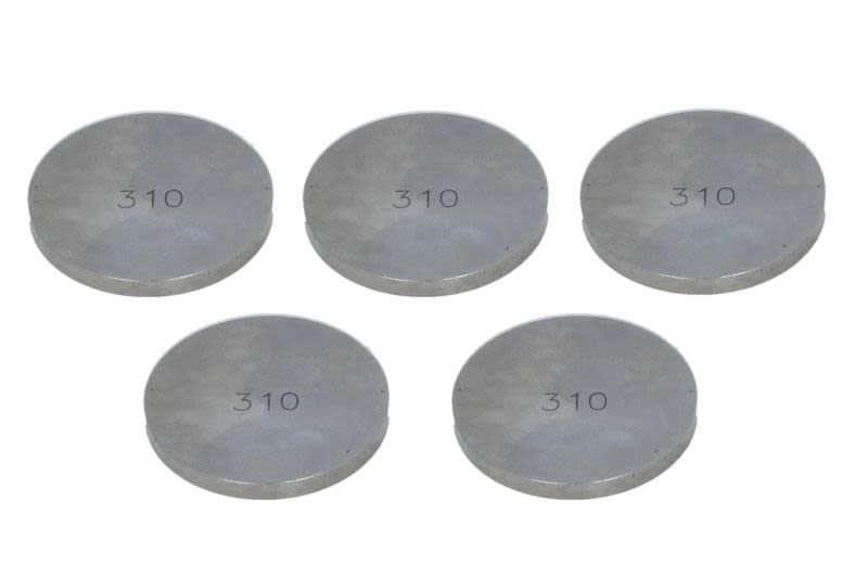 Set pastile reglaj joc supape TOURMAX oțel, · Ø29 × 3,1 mm