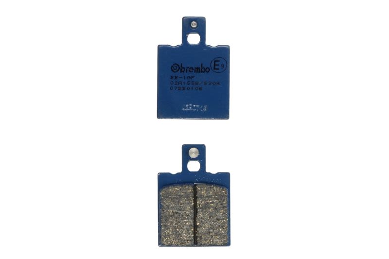 Set plăcuțe frână disc BREMBO înălțime 56,2 mm, lungime 39,8 mm, lățime 39,6 mm, față