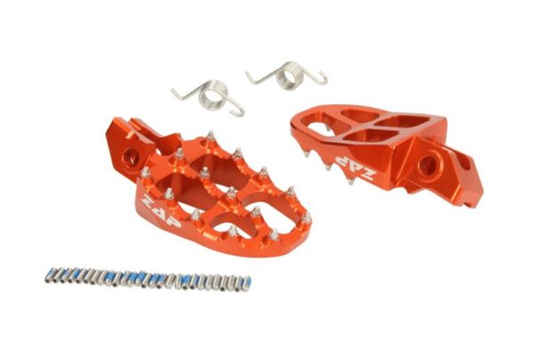 Sistem scărițe ZAP TECHNIX portocaliu, aluminiu pentru KTM EXC, SX, SX-F 125/450 2016-2018