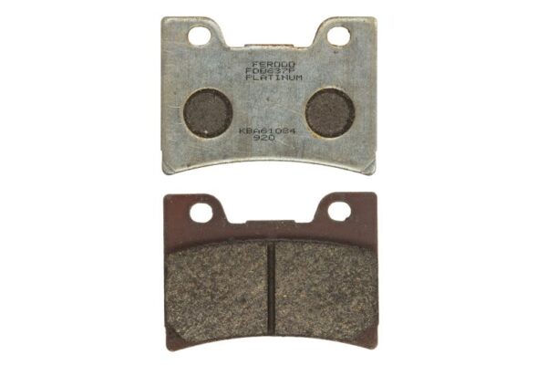 Set plăcuțe frână disc FERODO față, platină P, utilizare stradă, 74,8 × 55 × 10,9 mm pentru YAMAHA FZR 600 1991-1995