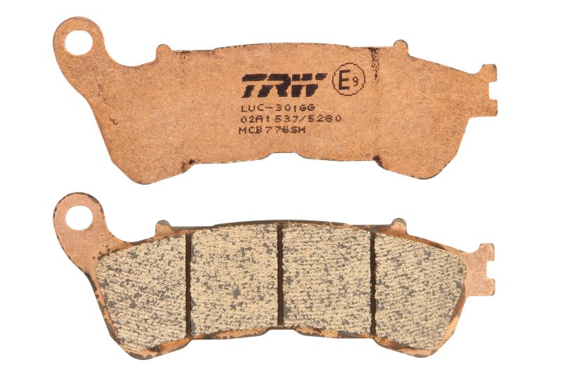 Set plăcuțe frână disc TRW înălțime 44,9 mm, lungime 117,6 mm, SH, spate
