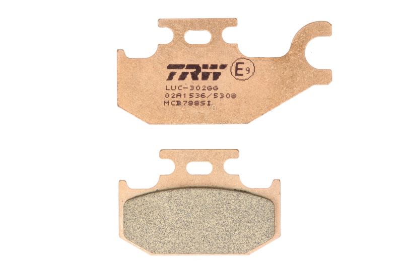 Set plăcuțe frână disc TRW înălțime 40,7 mm, lungime 62,0 mm, SI, față