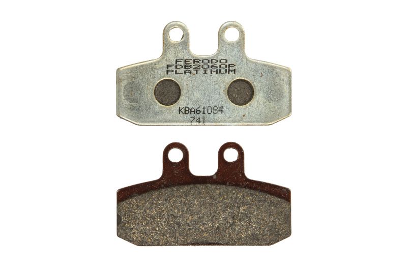 Set plăcuțe frână disc FERODO înălțime 47,3 mm, lungime 79,1 mm, față, material Platină