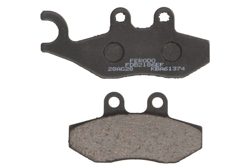 Set plăcuțe frână disc FERODO înălțime 41,2 mm, înălțime 2 41,2 mm, lungime 77,2 mm, lungime 2 77,2 mm