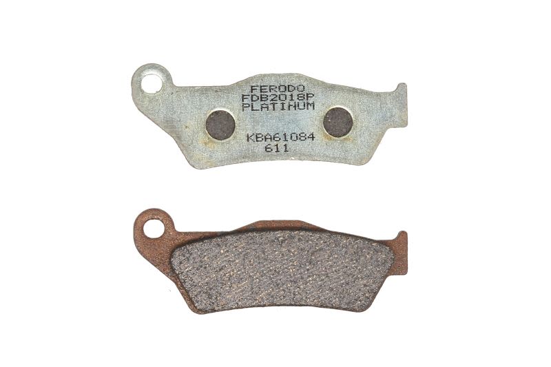 Set plăcuțe frână disc FERODO înălțime 36,4 mm, lungime 93,6 mm, față, material Platină