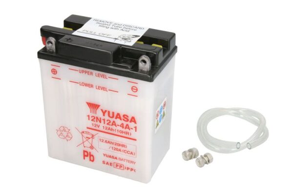 Baterie pornire YUASA 134 × 80 × 160 mm, 12 V, 13 Ah, 120 A, 4 A, 0,7 l pentru DUCATI SS 100-1731 1968-2017