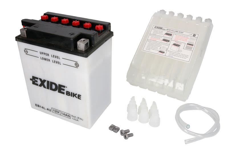 Baterie pornire EXIDE 134 × 89 × 166 mm, 12 V, 14 Ah, 145 A, YB14L-A2