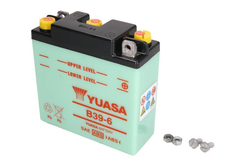 Baterie pornire YUASA 126 × 48 × 126 mm, 6 V, 7 Ah, 0,3 l, B39-6