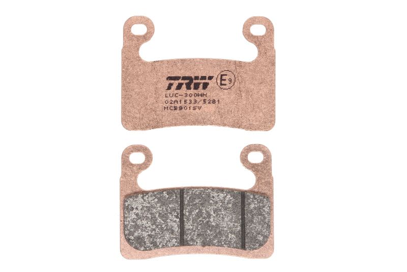 Set plăcuțe frână disc TRW față, sinterizat SV, utilizare stradă, 54,4 × 73 × 8,3 mm