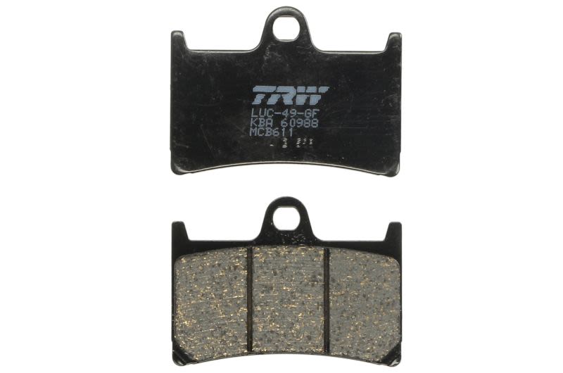 Set plăcuțe frână disc TRW înălțime 51,3 mm, lungime 69,2 mm, față, material Organic
