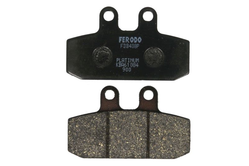 Set plăcuțe frână disc FERODO înălțime 47,0 mm, lungime 79,0 mm, spate, material Platină