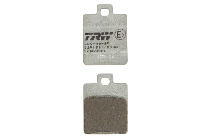 Set plăcuțe frână disc TRW înălțime 48,8 mm, lungime 35,3 mm, lățime 35,3 mm, EC