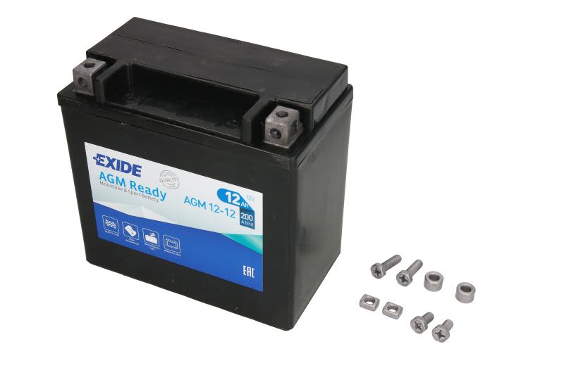 Baterie pornire EXIDE AGM, 12,0 Ah, înălțime 145,0 mm, lungime 150,0 mm