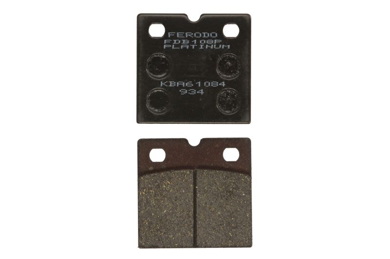 Set plăcuțe frână disc FERODO înălțime 53,8 mm, lungime 55,7 mm, față, material Platină