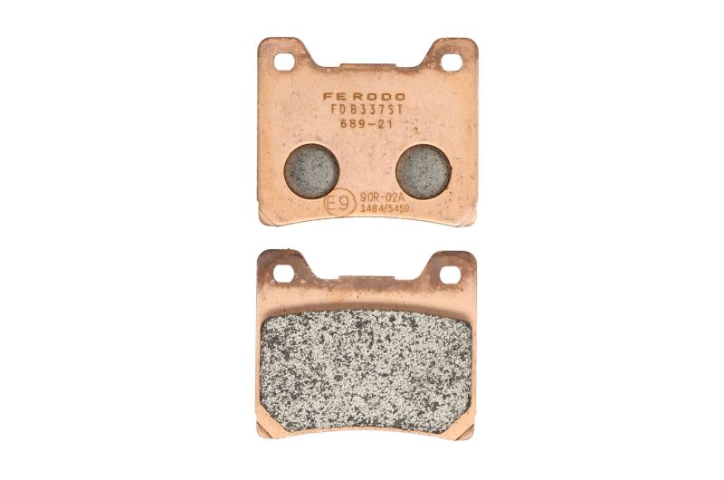 Set plăcuțe frână disc FERODO spate, sinterizat ST, utilizare stradă, 54,5 × 63,7 × 9,7 mm