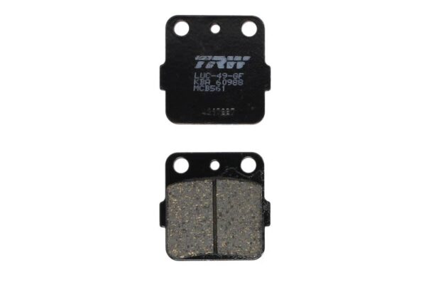 Set plăcuțe frână disc TRW înălțime 45,0 mm, lungime 45,9 mm, față, material Organic
