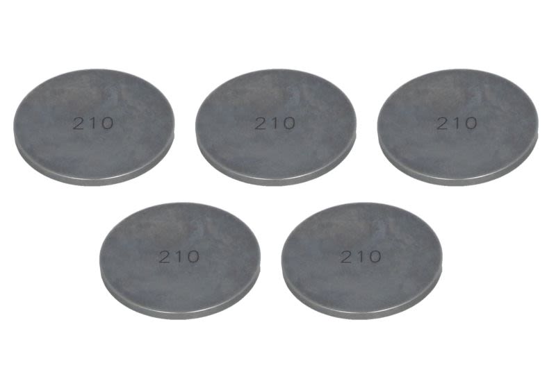 Set pastile reglaj joc supape TOURMAX oțel, · Ø29,5 × 2,1 mm