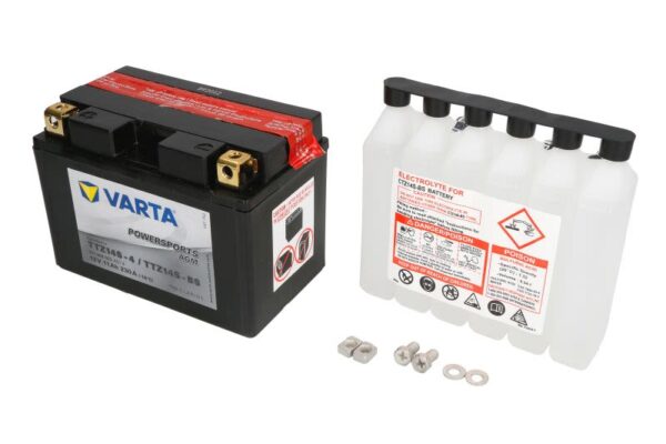 Baterie pornire VARTA 150 × 87 × 110 mm, 12 V, 11 Ah, 230 A, TTZ14S-BS pentru BENELLI SPORT EV