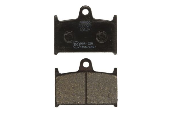 Set plăcuțe frână disc FERODO față, platină P, utilizare stradă, 55,1 × 70,1 × 8,7 mm pentru SUZUKI GSF, GSX-R, RF