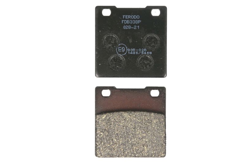 Set plăcuțe frână disc FERODO înălțime 53,0 mm, lungime 53,0 mm, față, material Platină