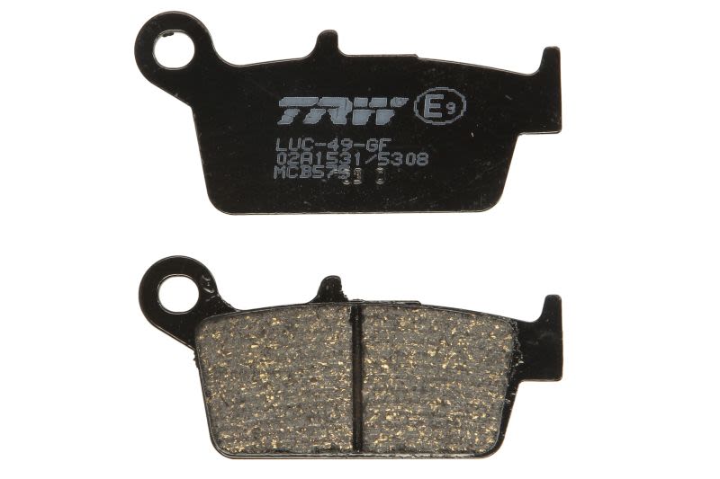 Set plăcuțe frână disc TRW înălțime 36,1 mm, lungime 74,9 mm, lățime 74,9 mm, față