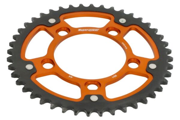 Foaie lanț SUPERSPROX diametru 14,3 mm, diametru 101,0 mm, culoare Portocaliu, material Aluminiu