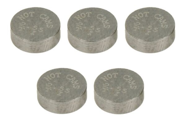 Set pastile reglaj joc supape 4 RIDE diametru 7,48 mm, tip motor 4T, grosime 2,55 mm