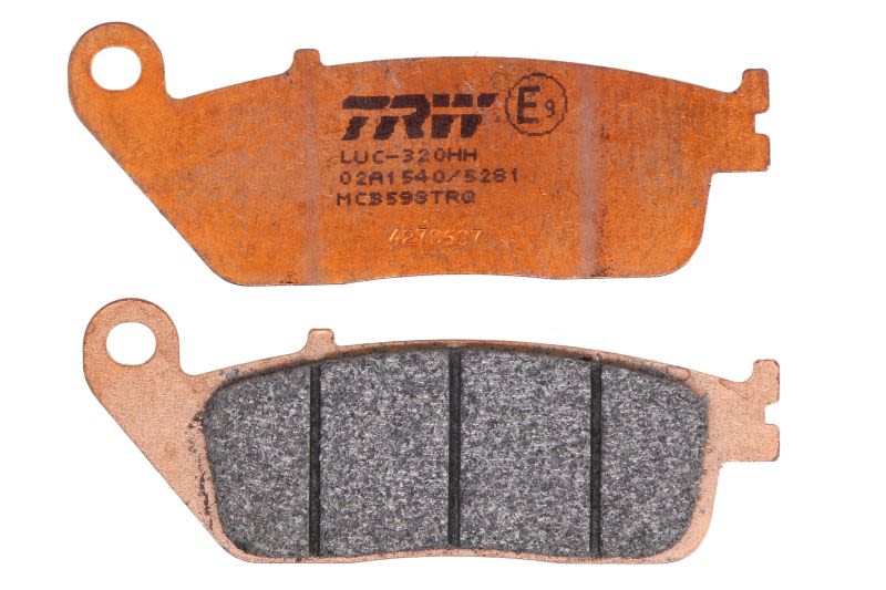 Set plăcuțe frână disc TRW înălțime 38,9 mm, lungime 102,1 mm, TRQ, față