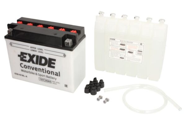 Baterie pornire EXIDE 205 × 90 × 162 mm, 12 V, 20 Ah, 260 A, Y50-N18L-A pentru ARCTIC CAT PROWLER