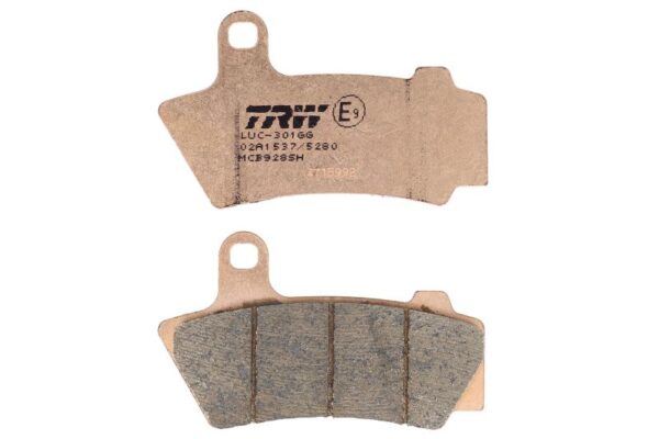 Set plăcuțe frână disc TRW spate, sinterizat SH, 54,7 × 91 × 8,5 mm pentru BMW R 1800 2020-2024