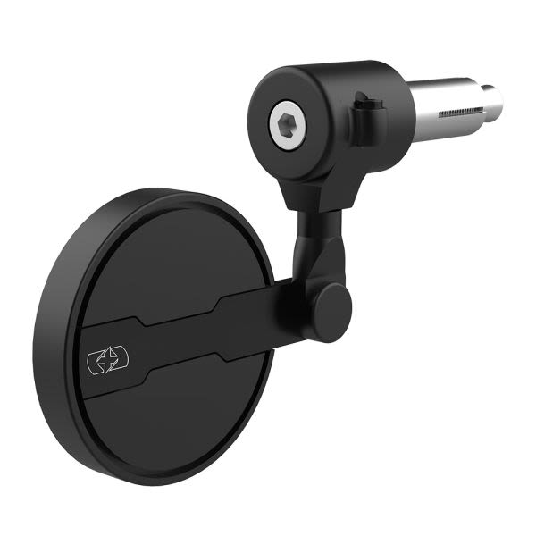 Sistem oglinzi OXFORD negru, 22,2 mm