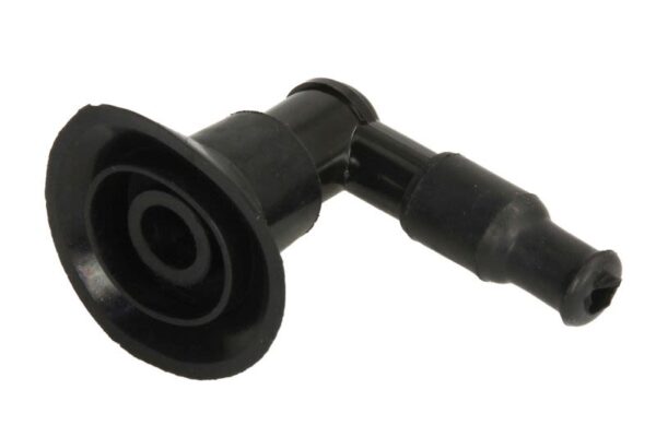 Fișă bujie INPARTS negru, 1PE40 pentru APRILIA AMICO 1PE40 (skuter 2-suw, silnik poziomy/minarelli horizontal)/50/50/50