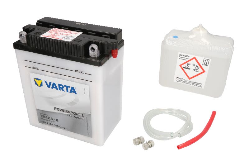 Baterie pornire VARTA 136 × 82 × 162 mm, 12 V, 12 Ah, 160 A, YB12A-B