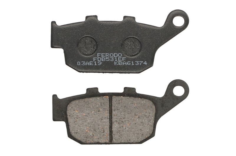 Set plăcuțe frână disc FERODO înălțime 40,5 mm, lungime 86,2 mm, EF, spate