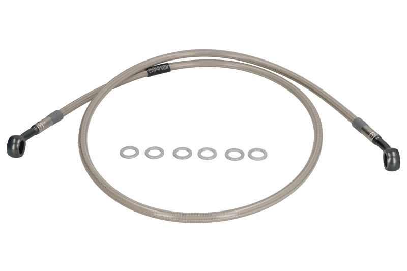 Conductă frână împletită TRW față, culoare Transparent, material Stainless steel