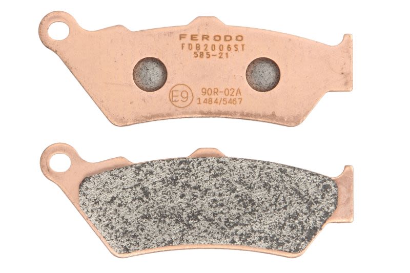 Set plăcuțe frână disc FERODO înălțime 40,0 mm, lungime 108,5 mm, ST, spate