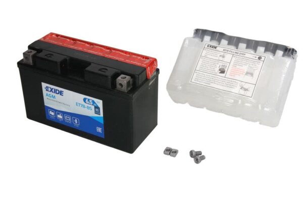Baterie pornire EXIDE 150 × 65 × 93 mm, 12 V, 6,5 Ah, 85 A, YT7B-BS pentru BETA ALP 125-1299 1
