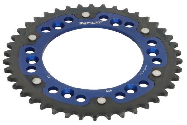 Foaie lanț SUPERSPROX spate, 42 dinți, aluminiu pentru CF MOTO MT; GAS GAS EC, MC; HUSABERG FC, FE, FS