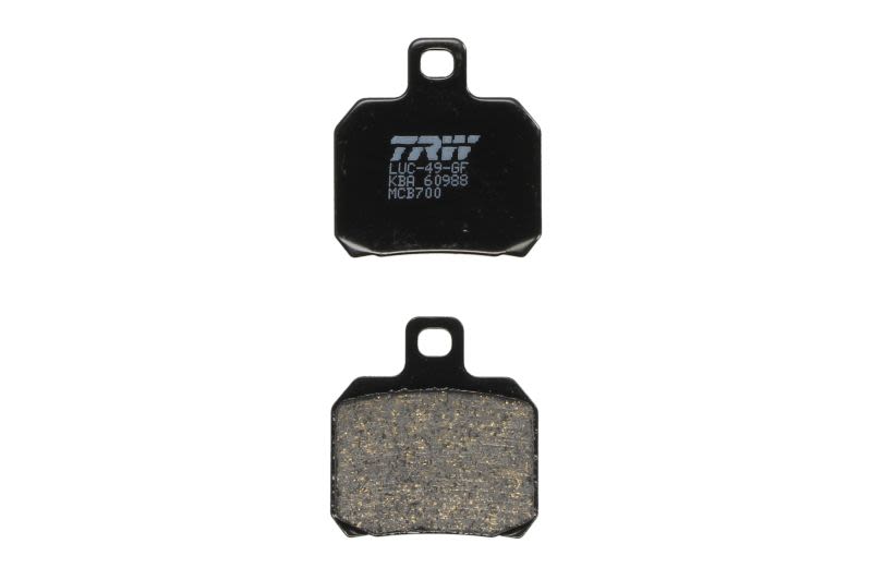 Set plăcuțe frână disc TRW înălțime 54,5 mm, lungime 49,23 mm, față, material Organic
